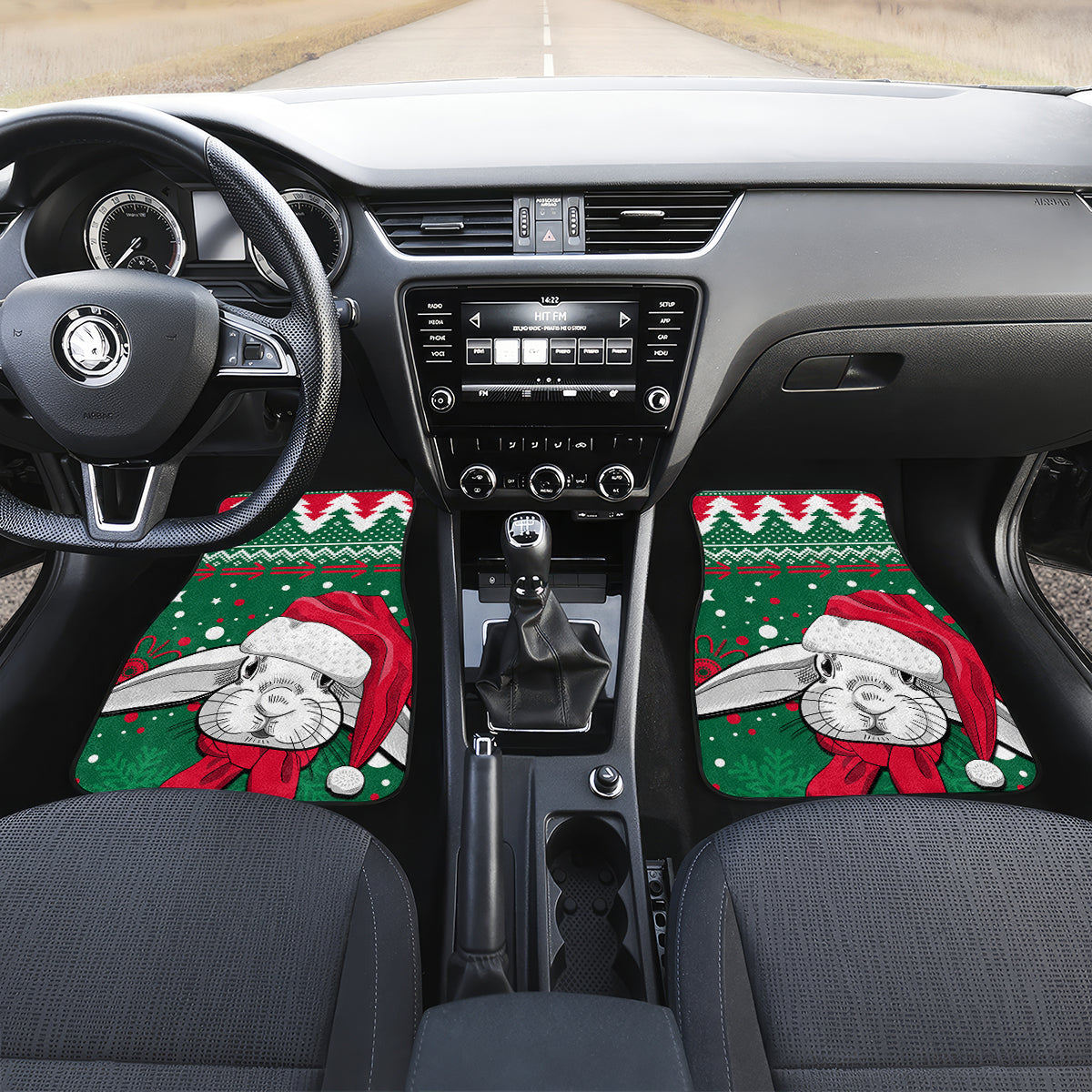 rabbitohs-rugby-car-mats-glory-glory-the-south-2023-christmas-vibe-unique