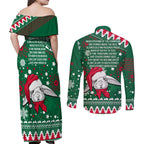 rabbitohs-rugby-couples-matching-off-shoulder-maxi-dress-and-long-sleeve-button-shirts-glory-glory-the-south-2023-christmas-vibe-unique
