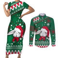 rabbitohs-rugby-couples-matching-short-sleeve-bodycon-dress-and-long-sleeve-button-shirts-glory-glory-the-south-2023-christmas-vibe-unique