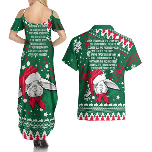 rabbitohs-rugby-couples-matching-summer-maxi-dress-and-hawaiian-shirt-glory-glory-the-south-2023-christmas-vibe-unique