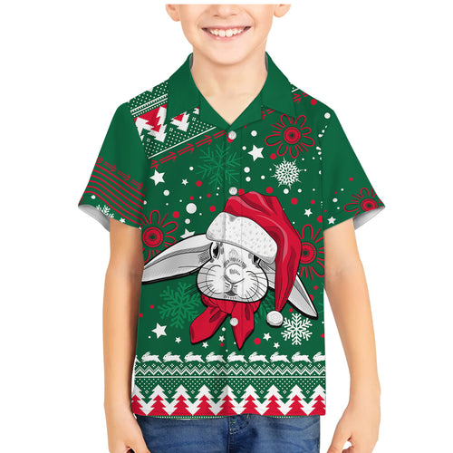rabbitohs-rugby-family-matching-mermaid-dress-and-hawaiian-shirt-glory-glory-the-south-2023-christmas-vibe-unique