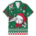 rabbitohs-rugby-family-matching-off-shoulder-maxi-dress-and-hawaiian-shirt-glory-glory-the-south-2023-christmas-vibe-unique
