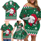 rabbitohs-rugby-family-matching-off-shoulder-short-dress-and-hawaiian-shirt-glory-glory-the-south-2023-christmas-vibe-unique