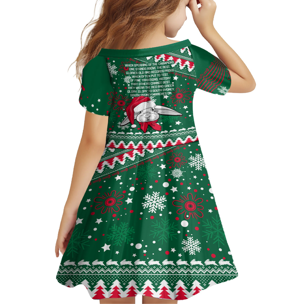 rabbitohs-rugby-family-matching-off-shoulder-short-dress-and-hawaiian-shirt-glory-glory-the-south-2023-christmas-vibe-unique