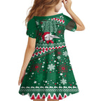 rabbitohs-rugby-family-matching-short-sleeve-bodycon-dress-and-hawaiian-shirt-glory-glory-the-south-2023-christmas-vibe-unique