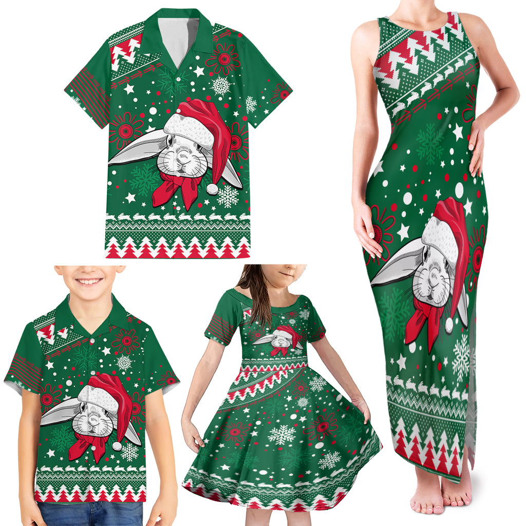 rabbitohs-rugby-family-matching-tank-maxi-dress-and-hawaiian-shirt-glory-glory-the-south-2023-christmas-vibe-unique