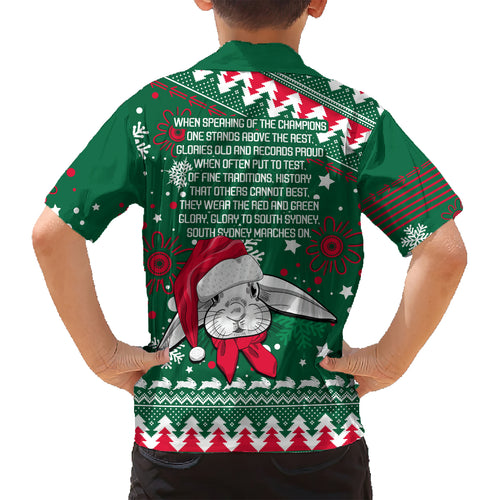 rabbitohs-rugby-kid-hawaiian-shirt-glory-glory-the-south-2023-christmas-vibe-unique