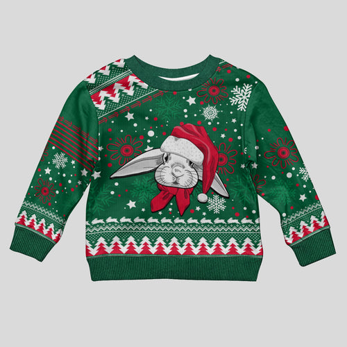 rabbitohs-rugby-kid-ugly-christmas-sweater-glory-glory-the-south-2023-christmas-vibe-unique