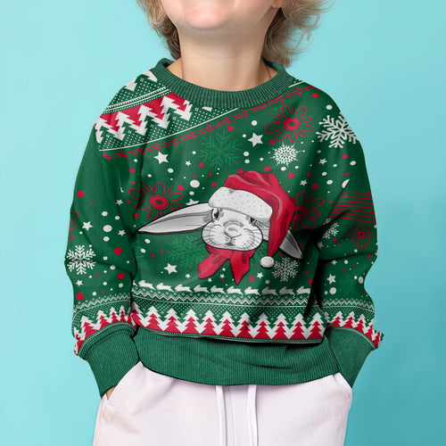 rabbitohs-rugby-kid-ugly-christmas-sweater-glory-glory-the-south-2023-christmas-vibe-unique