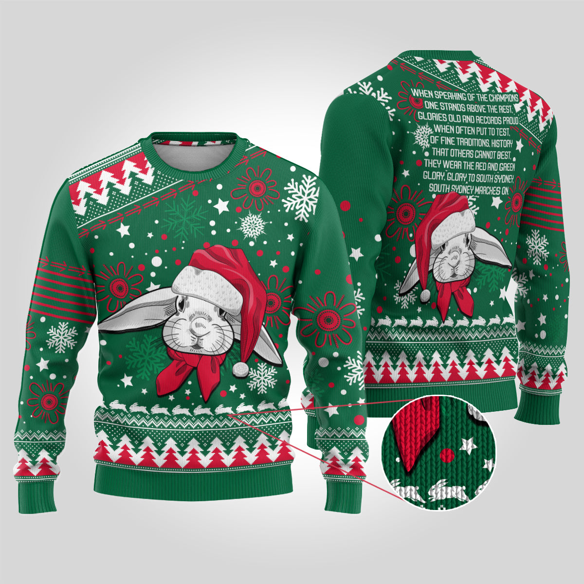 rabbitohs-rugby-ugly-christmas-sweater-glory-glory-the-south-2023-christmas-vibe-unique
