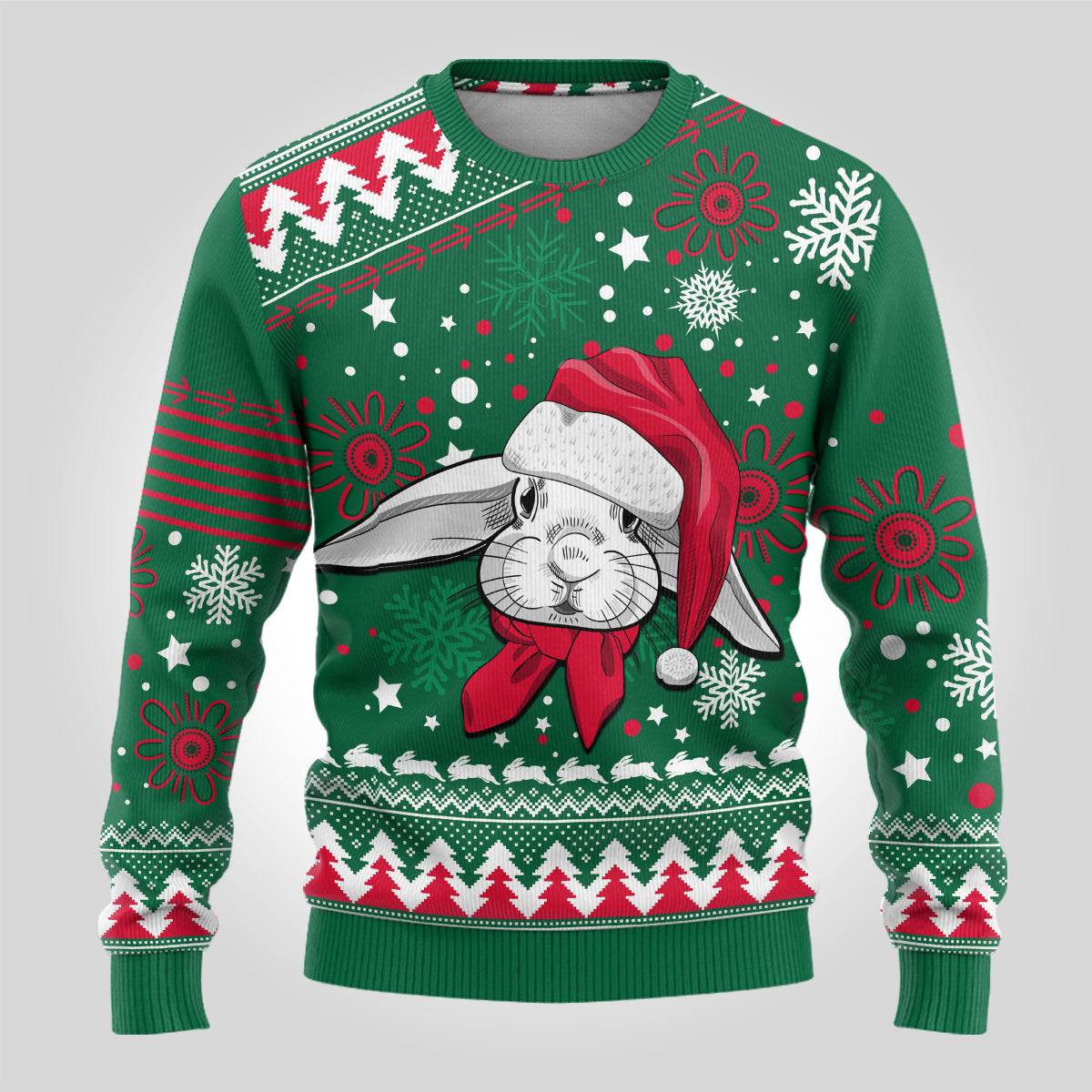 rabbitohs-rugby-ugly-christmas-sweater-glory-glory-the-south-2023-christmas-vibe-unique