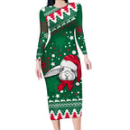 rabbitohs-rugby-long-sleeve-bodycon-dress-glory-glory-the-south-2023-christmas-vibe-unique