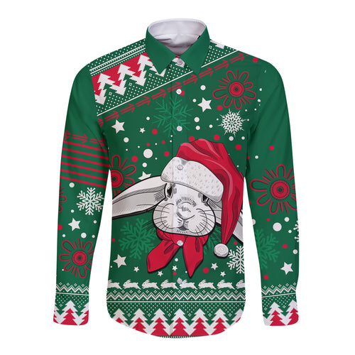 rabbitohs-rugby-long-sleeve-button-shirt-glory-glory-the-south-2023-christmas-vibe-unique