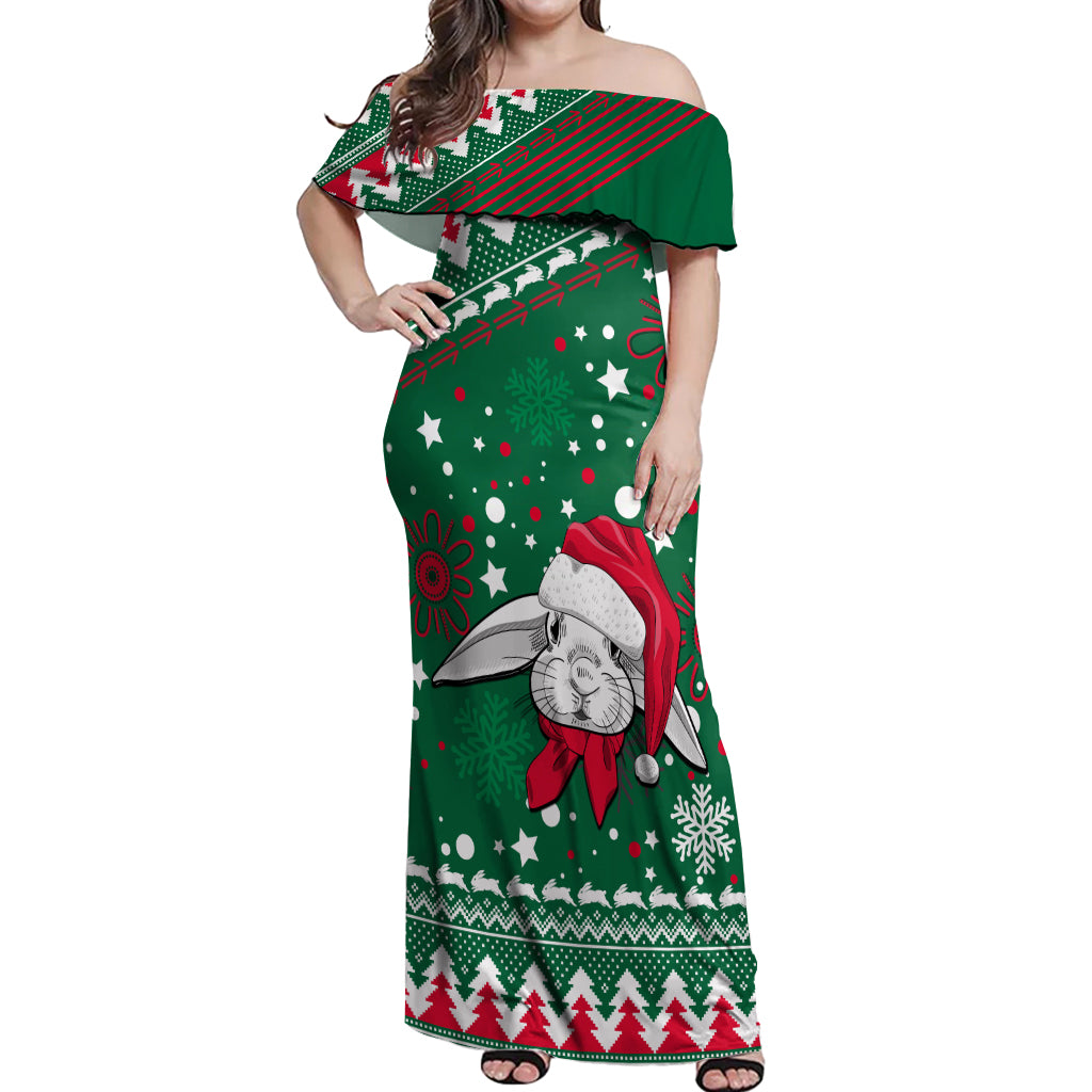 rabbitohs-rugby-off-shoulder-maxi-dress-glory-glory-the-south-2023-christmas-vibe-unique