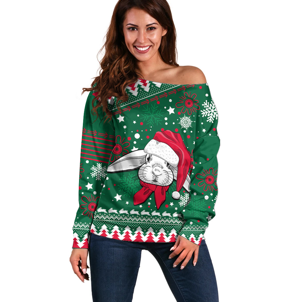 rabbitohs-rugby-off-shoulder-sweater-glory-glory-the-south-2023-christmas-vibe-unique