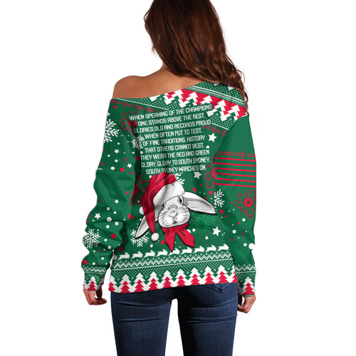 rabbitohs-rugby-off-shoulder-sweater-glory-glory-the-south-2023-christmas-vibe-unique