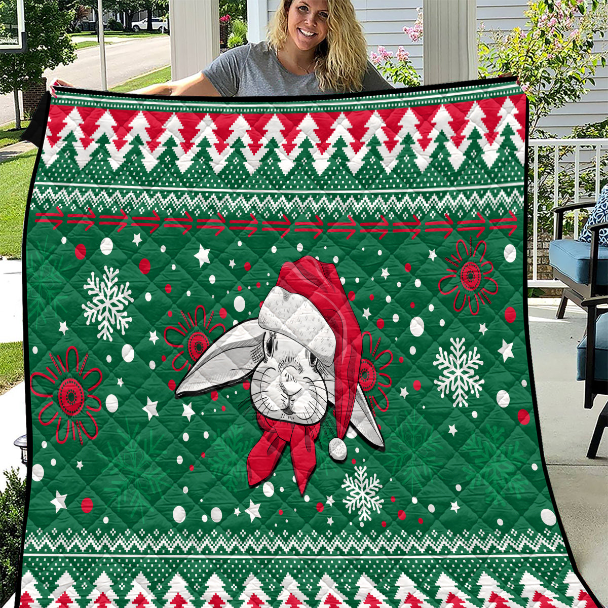 rabbitohs-rugby-quilt-glory-glory-the-south-2023-christmas-vibe-unique