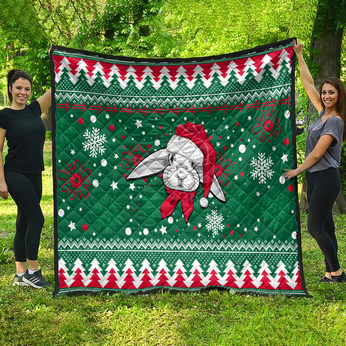 rabbitohs-rugby-quilt-glory-glory-the-south-2023-christmas-vibe-unique