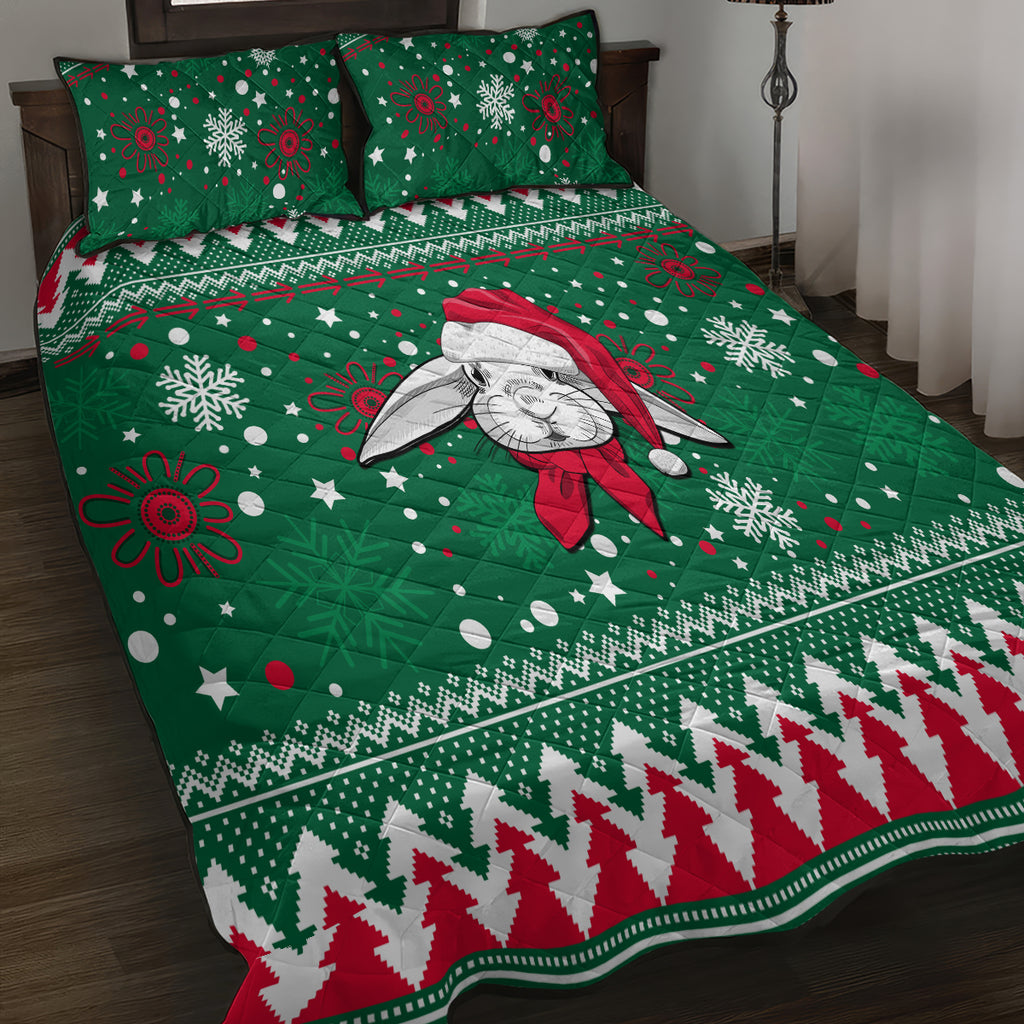 rabbitohs-rugby-quilt-bed-set-glory-glory-the-south-2023-christmas-vibe-unique