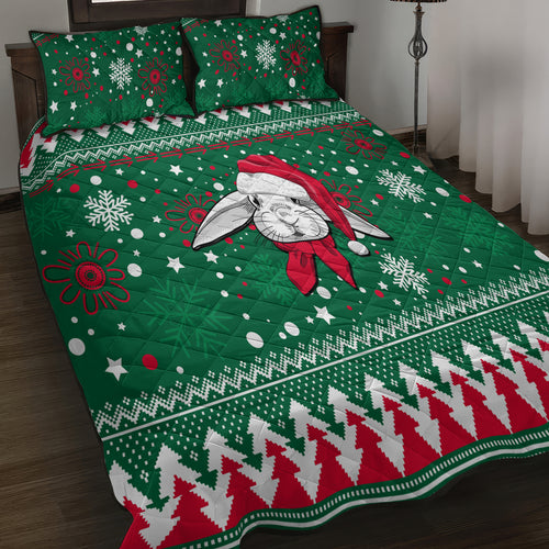rabbitohs-rugby-quilt-bed-set-glory-glory-the-south-2023-christmas-vibe-unique