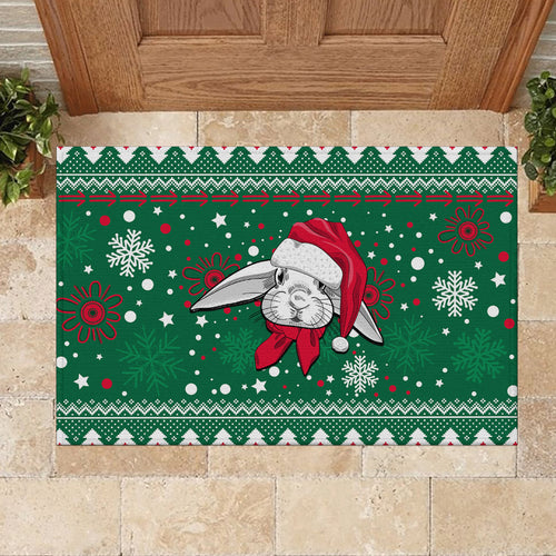 rabbitohs-rugby-rubber-doormat-glory-glory-the-south-2023-christmas-vibe-unique