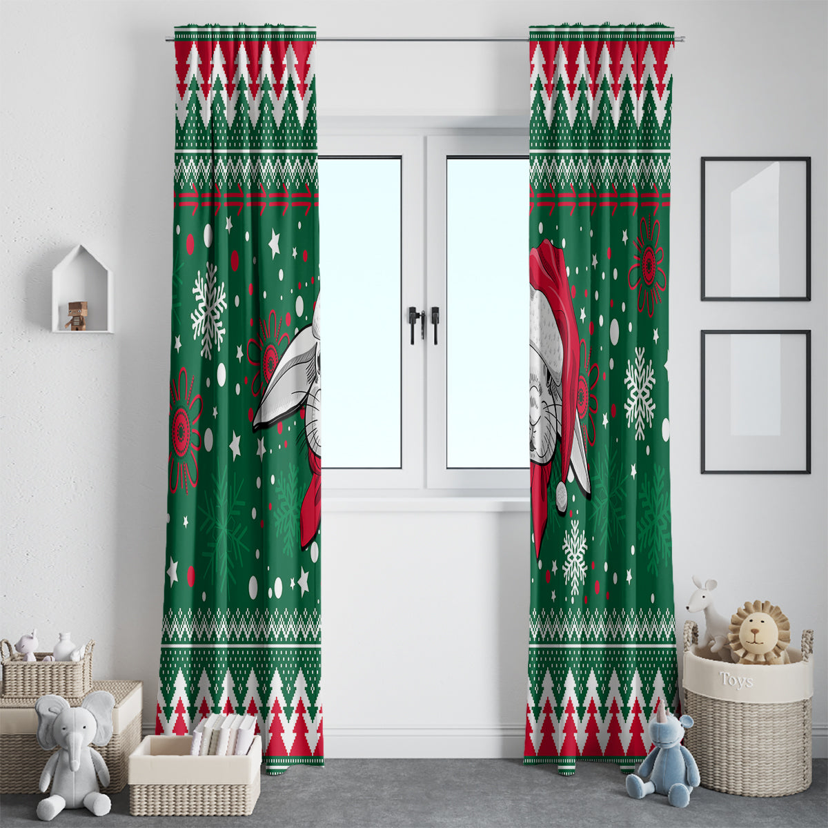 rabbitohs-rugby-window-curtain-glory-glory-the-south-2023-christmas-vibe-unique