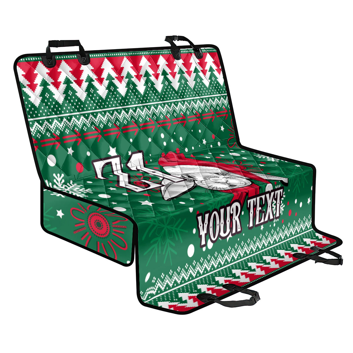 custom-rabbitohs-rugby-back-car-seat-cover-glory-glory-the-south-2023-christmas-vibe-unique