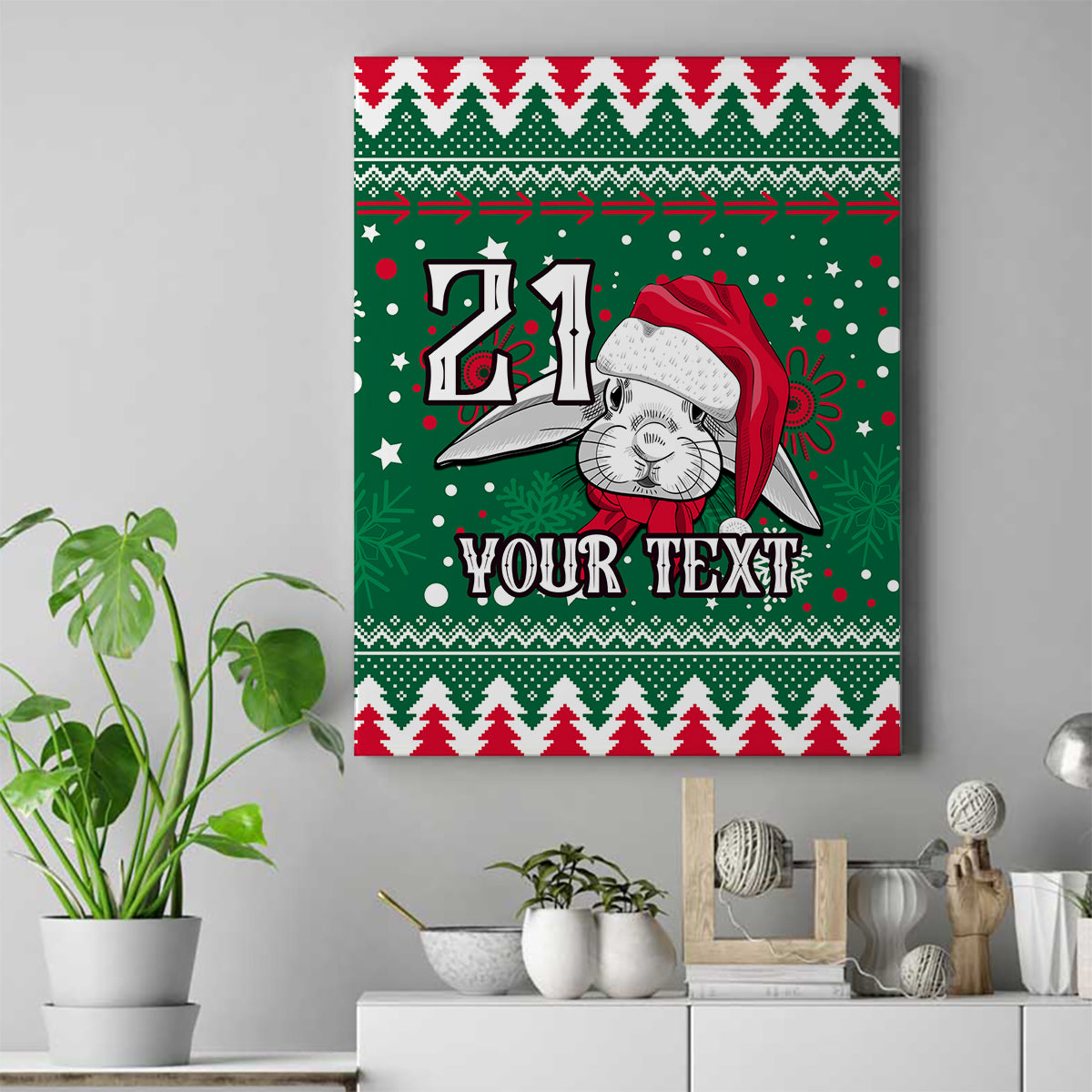 custom-rabbitohs-rugby-canvas-wall-art-glory-glory-the-south-2023-christmas-vibe-unique