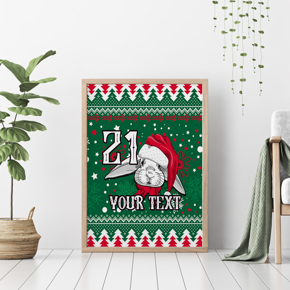 custom-rabbitohs-rugby-canvas-wall-art-glory-glory-the-south-2023-christmas-vibe-unique