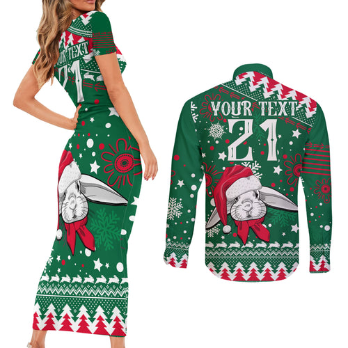 custom-rabbitohs-rugby-couples-matching-short-sleeve-bodycon-dress-and-long-sleeve-button-shirts-glory-glory-the-south-2023-christmas-vibe-unique