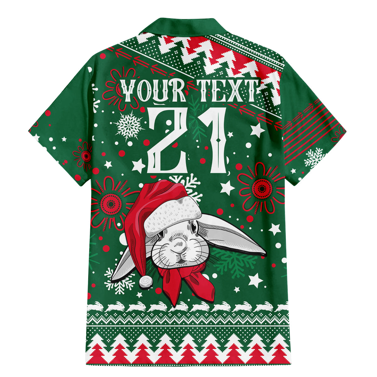 custom-rabbitohs-rugby-family-matching-mermaid-dress-and-hawaiian-shirt-glory-glory-the-south-2023-christmas-vibe-unique