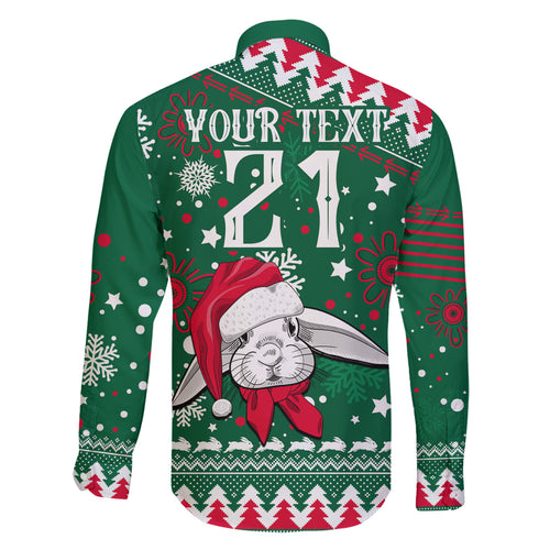 custom-rabbitohs-rugby-family-matching-off-shoulder-maxi-dress-and-hawaiian-shirt-glory-glory-the-south-2023-christmas-vibe-unique