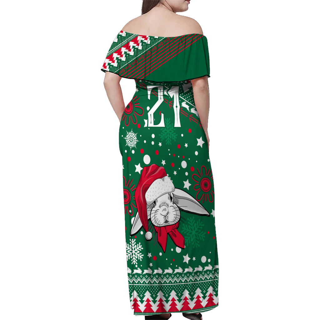 custom-rabbitohs-rugby-family-matching-off-shoulder-maxi-dress-and-hawaiian-shirt-glory-glory-the-south-2023-christmas-vibe-unique