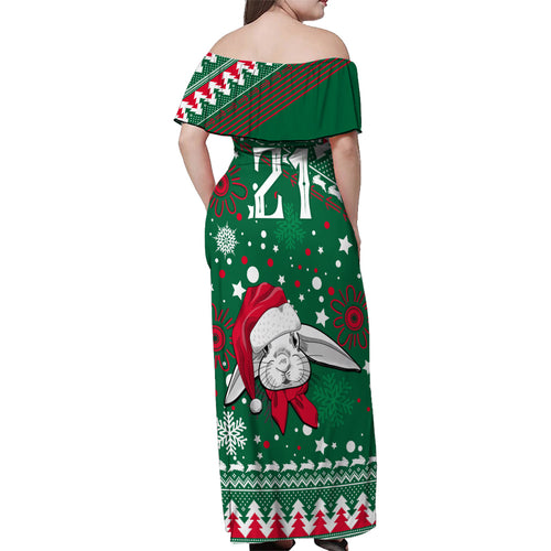 custom-rabbitohs-rugby-family-matching-off-shoulder-maxi-dress-and-hawaiian-shirt-glory-glory-the-south-2023-christmas-vibe-unique