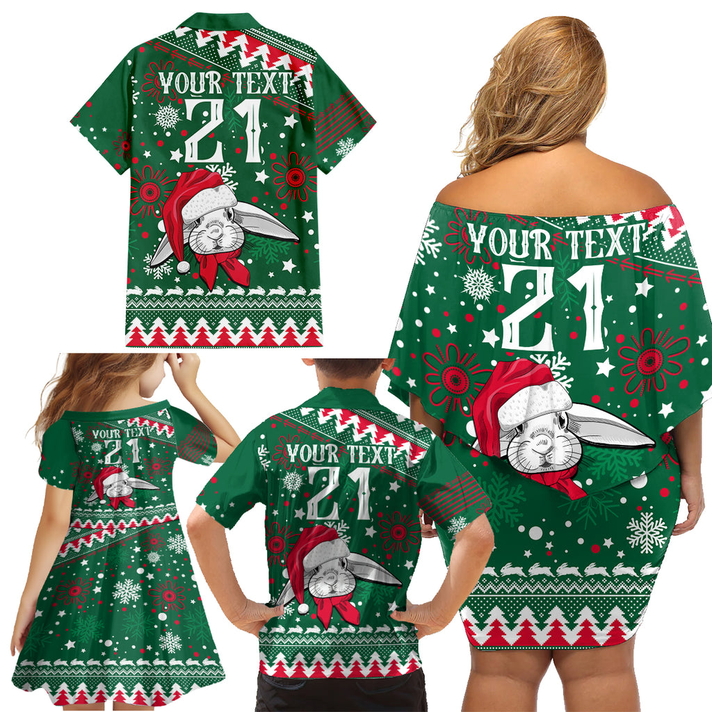 custom-rabbitohs-rugby-family-matching-off-shoulder-short-dress-and-hawaiian-shirt-glory-glory-the-south-2023-christmas-vibe-unique