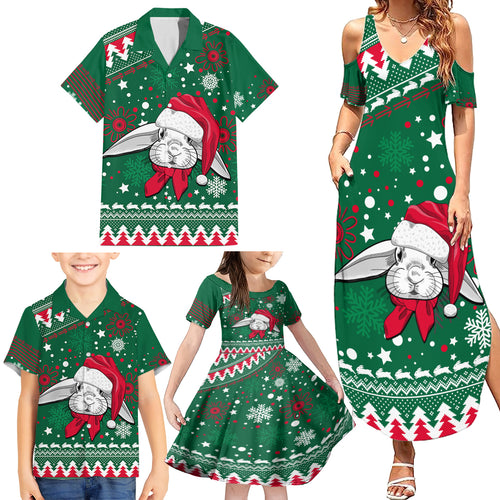 custom-rabbitohs-rugby-family-matching-summer-maxi-dress-and-hawaiian-shirt-glory-glory-the-south-2023-christmas-vibe-unique