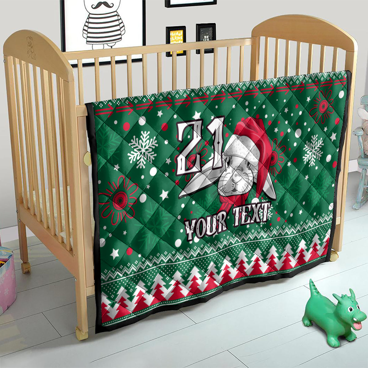 custom-rabbitohs-rugby-quilt-glory-glory-the-south-2023-christmas-vibe-unique