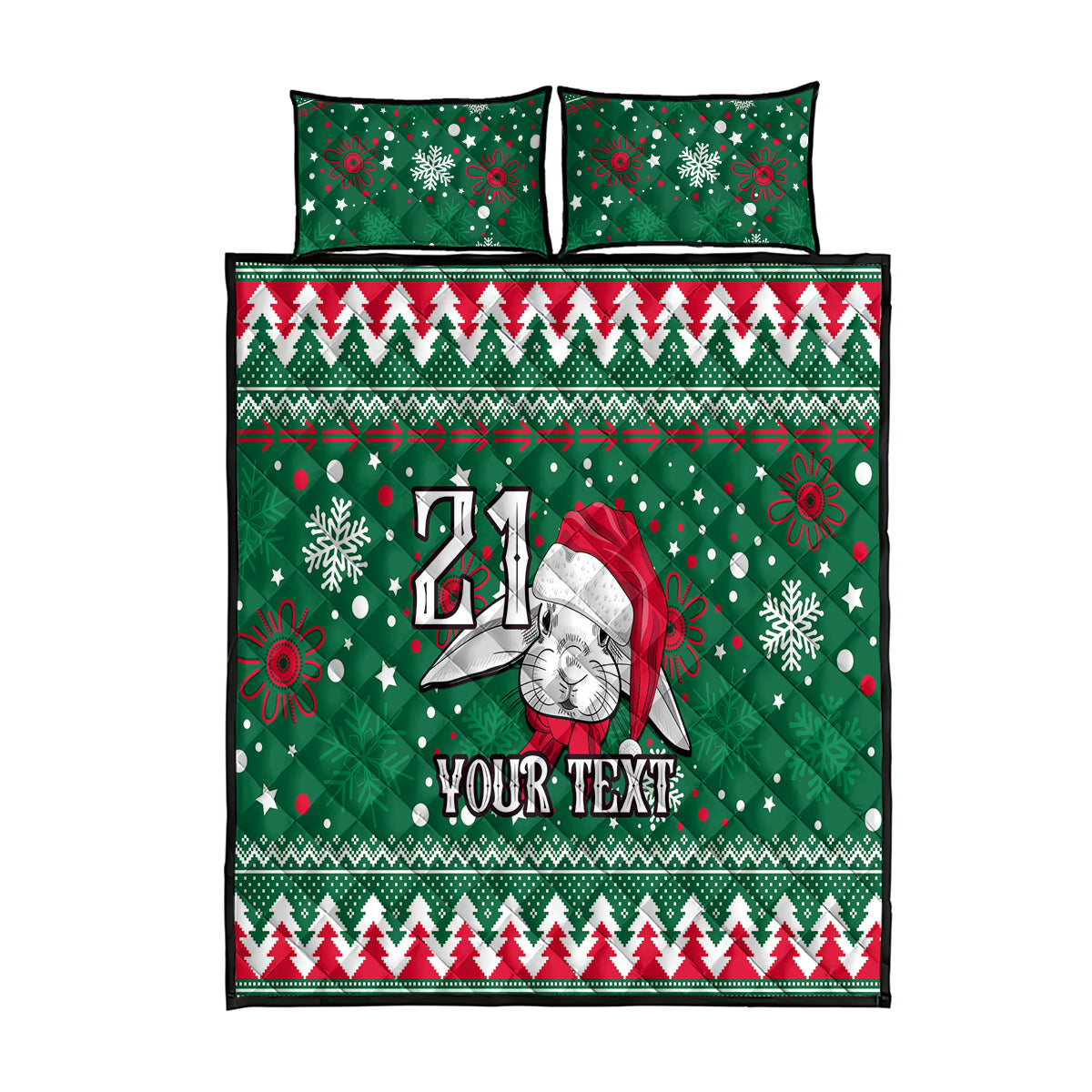 custom-rabbitohs-rugby-quilt-bed-set-glory-glory-the-south-2023-christmas-vibe-unique
