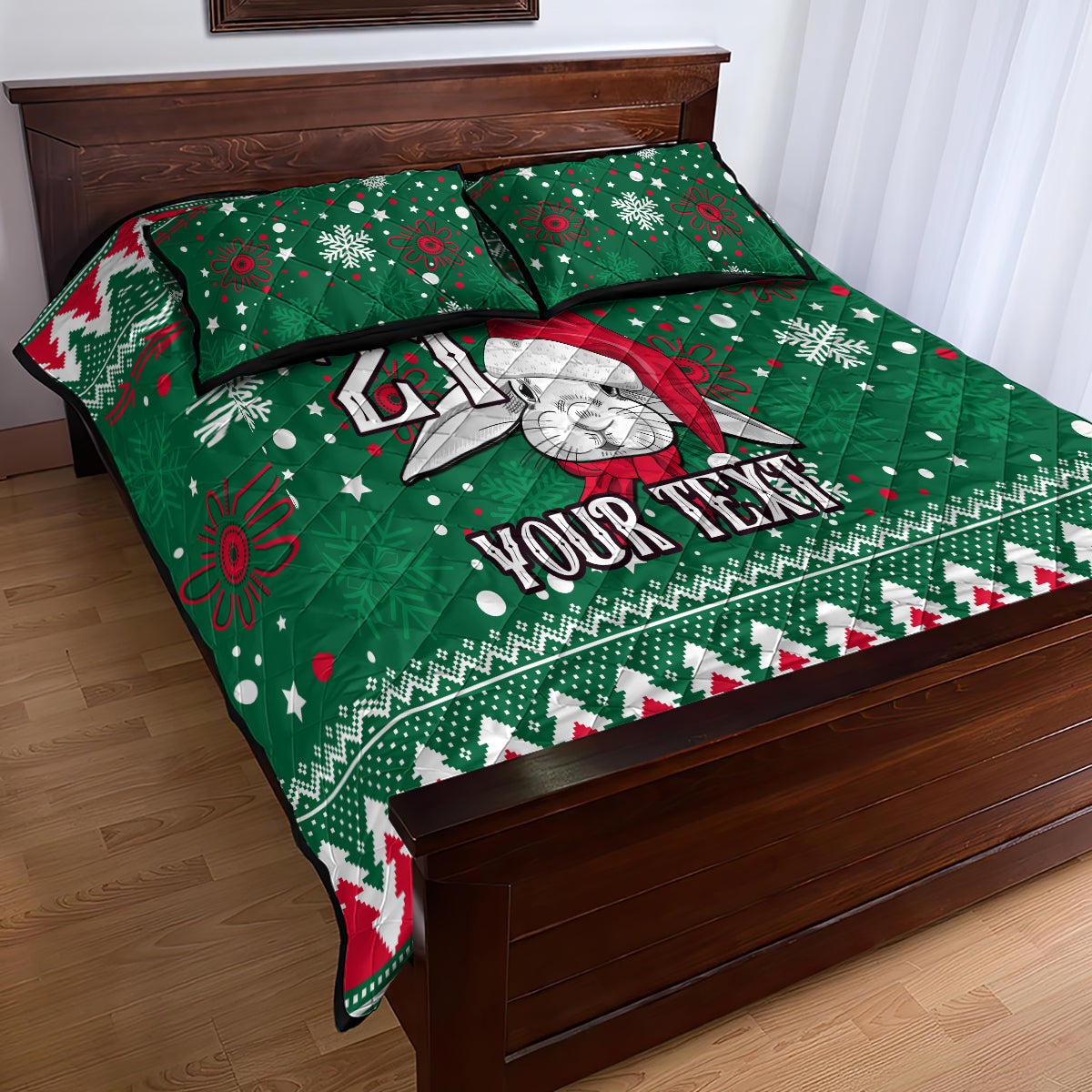 custom-rabbitohs-rugby-quilt-bed-set-glory-glory-the-south-2023-christmas-vibe-unique