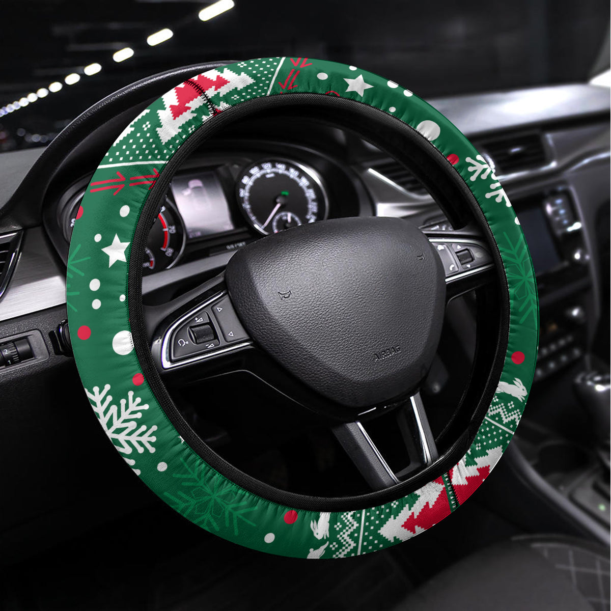 Rabbitohs Rugby Steering Wheel Cover Glory Glory The South 2023 Christmas Vibe Unique