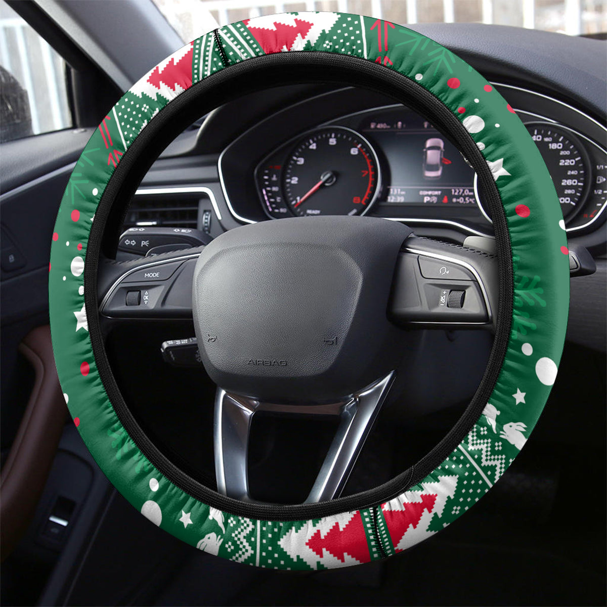 Rabbitohs Rugby Steering Wheel Cover Glory Glory The South 2023 Christmas Vibe Unique