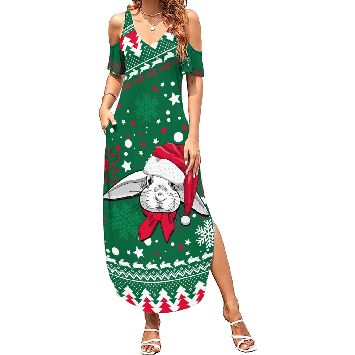 custom-rabbitohs-rugby-summer-maxi-dress-glory-glory-the-south-2023-christmas-vibe-unique