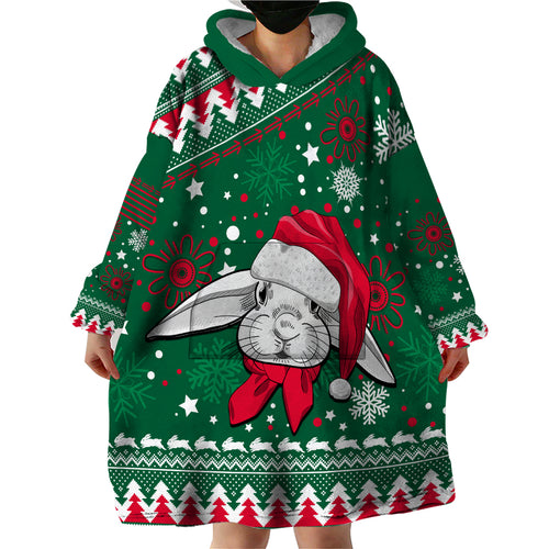 custom-rabbitohs-rugby-wearable-blanket-hoodie-glory-glory-the-south-2023-christmas-vibe-unique