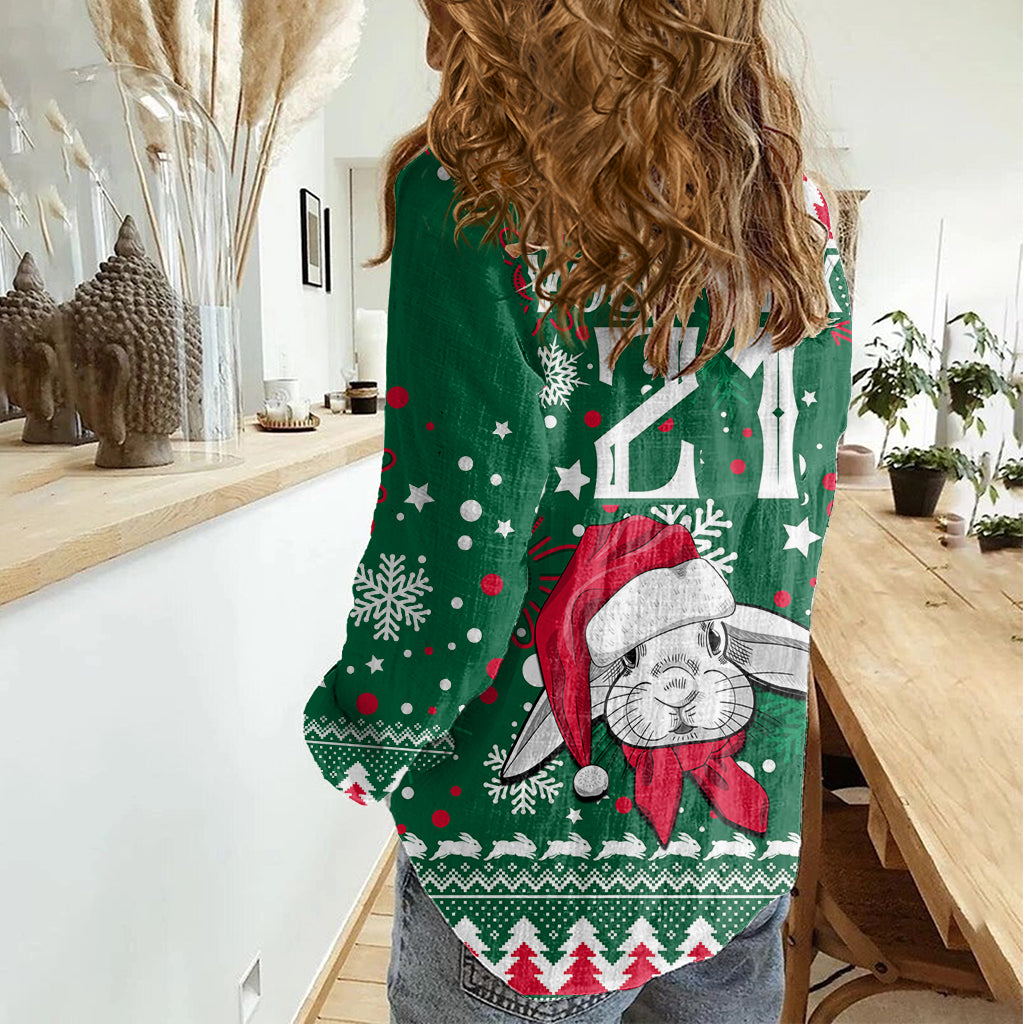custom-rabbitohs-rugby-women-casual-shirt-glory-glory-the-south-2023-christmas-vibe-unique