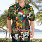 Meri Kirihimete Kakapo Santa Hawaiian Shirt Merry Christmas with Tropical Vibe