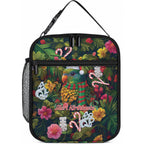 Meri Kirihimete Kakapo Santa Lunch Bag Merry Christmas with Tropical Vibe