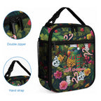 Meri Kirihimete Kakapo Santa Lunch Bag Merry Christmas with Tropical Vibe