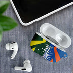 India vs Australia Custom AirPods Case Blue vs Gold Cricket Heritage - Aussie Hoodie