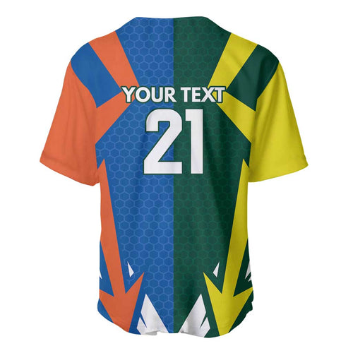 India vs Australia Custom Baseball Jersey Blue vs Gold Cricket Heritage - Aussie Hoodie