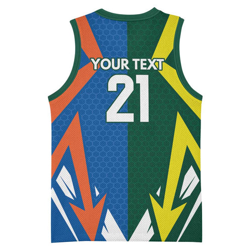 India vs Australia Custom Basketball Jersey Blue vs Gold Cricket Heritage - Aussie Hoodie